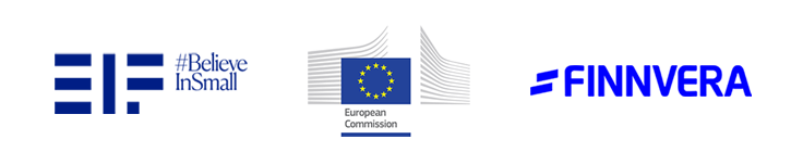 EIF, EU Commision and Finnvera logos.