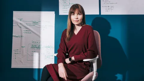 CurifyLabsin toimitusjohtaja Charlotta Topelius.