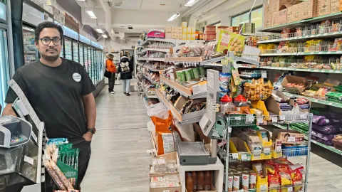 Kuopio Bazaarin yrittäjä Prosanta K. Singha 