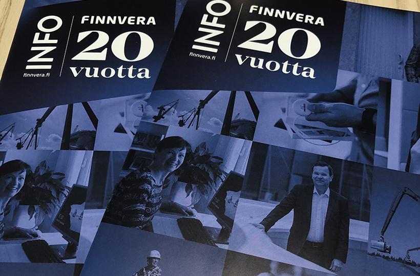 Finnvera Infolehden juhlanumerossa oli henkilöstögallup, jossa finnveralaiset kertoivat muun muassa useimmin käyttämänsä rahoitustermin.