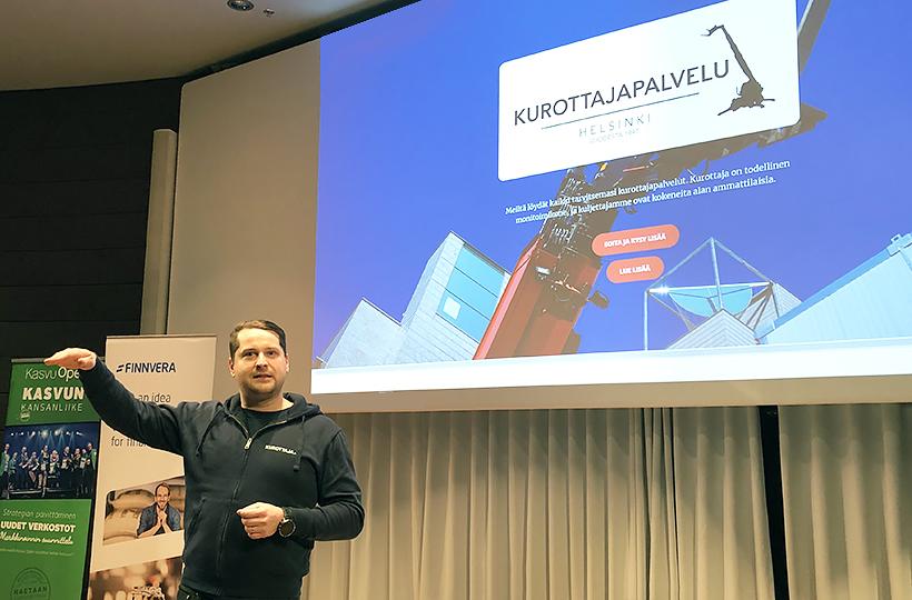 Helsingin Kurottajapalvelu on erinomainen esimerkki yrityksestä, joka on lähtenyt lentoon yrityksen vaihdettua omistajaa. Myynti on nelinkertaistunut kahdessa vuodessa, kertoo toimitusjohtaja Jaakko Hakula.