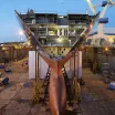 ship being built